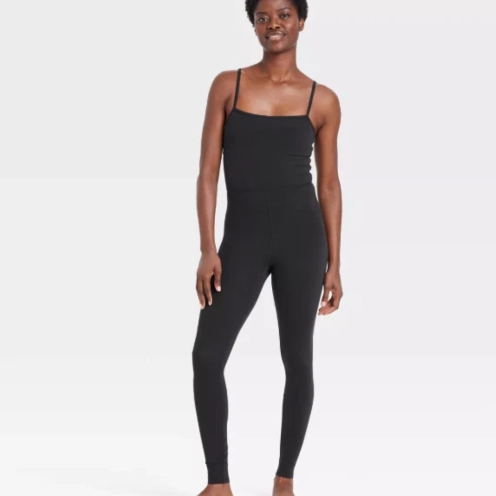 Women's Black Everyday Soft Active Bodysuit - All In Motion Sz S F25
